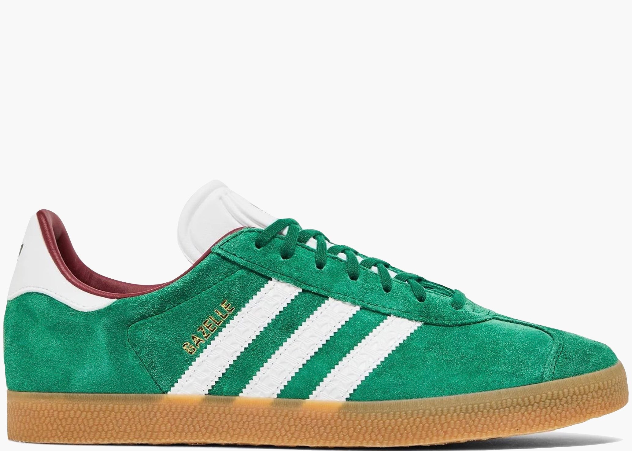 Adidas Gazelle Collegiate Green Burgundy  IF1016 Hype Clothinga Limited Edition