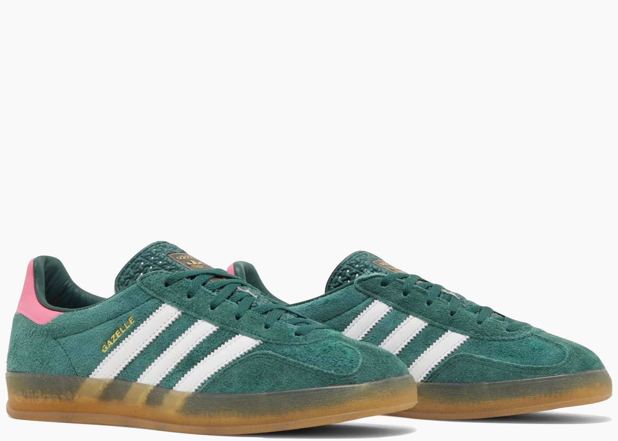 Adidas Gazelle Indoor Collegiate Green Lucid Pink IG5929 Hype Clothinga Limited Edition