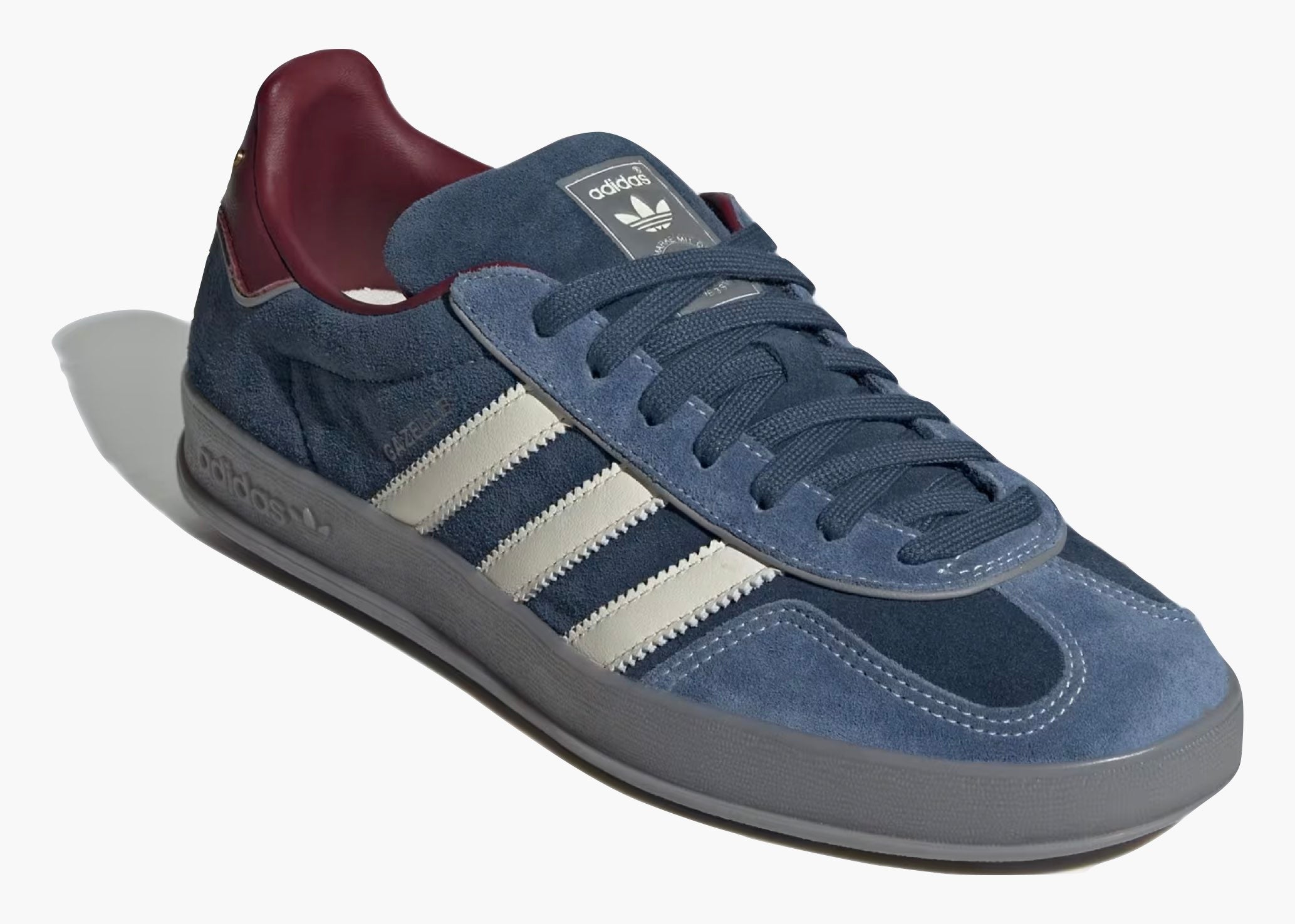 Adidas Gazelle Indoor Crew Navy Burgundy ID1008 Hype Clothinga Limited Edition