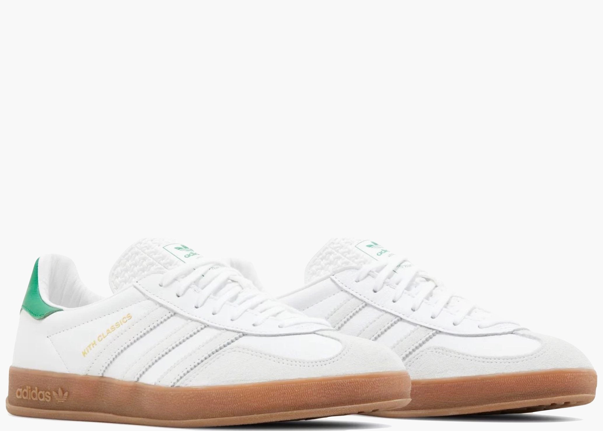 Adidas Gazelle Indoor Kith Classics White Green  IH2515 Hype Clothinga Limited Edition