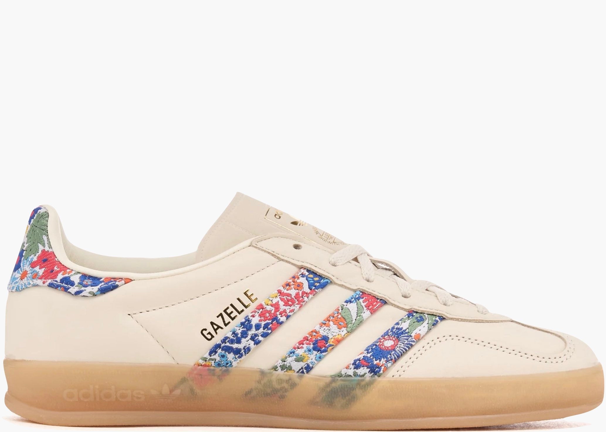 Adidas Gazelle Indoor Liberty London Floral Embroidery Stripes (W) JH7370 Hype Clothinga Limited Edition