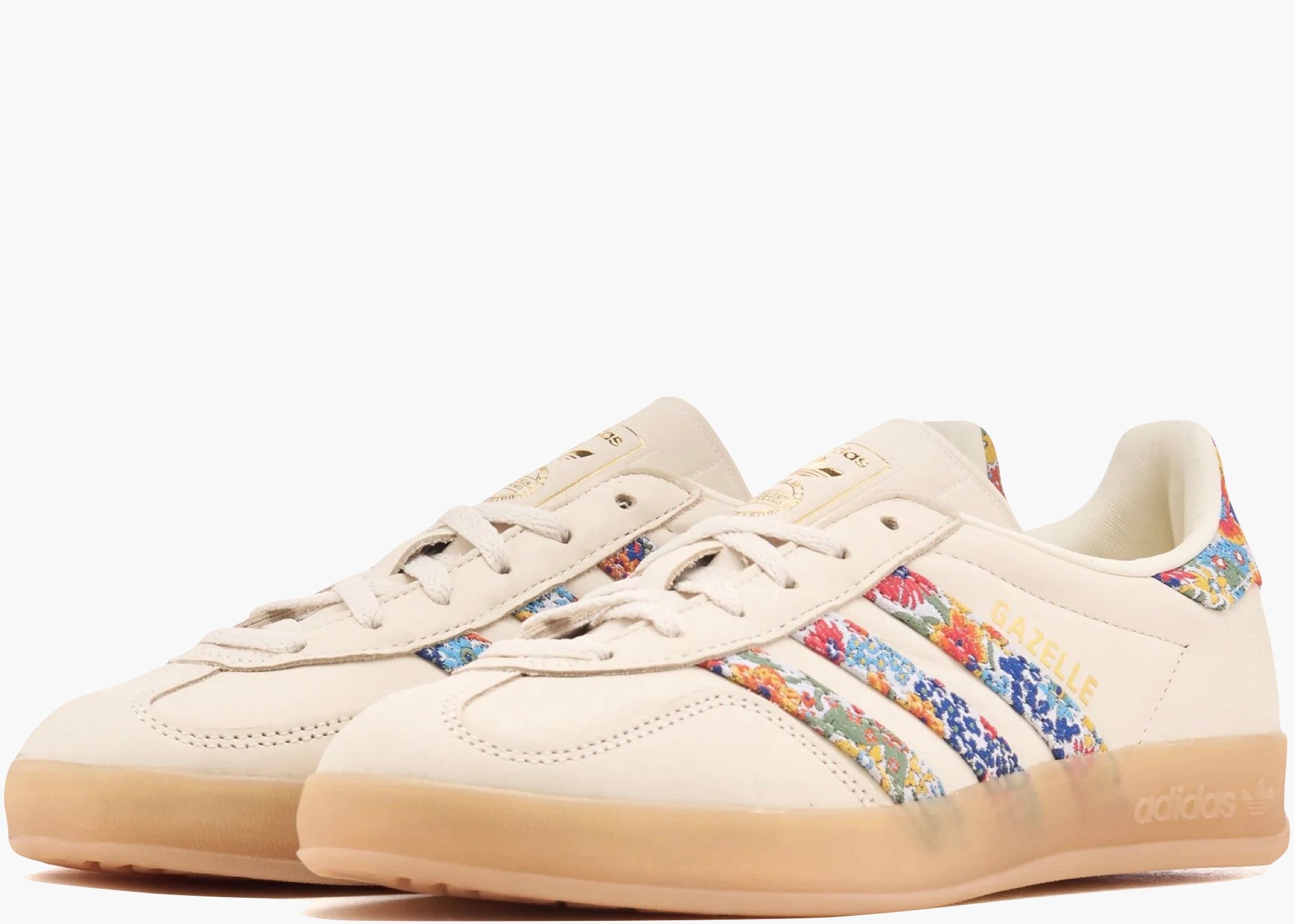 Adidas Gazelle Indoor Liberty London Floral Embroidery Stripes (W) JH7370 Hype Clothinga Limited Edition