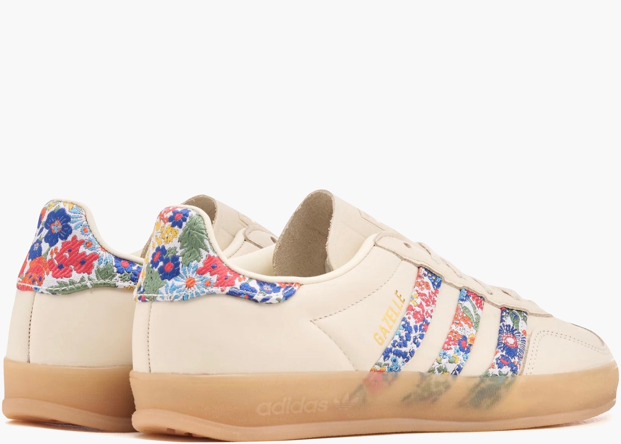 Adidas Gazelle Indoor Liberty London Floral Embroidery Stripes (W) JH7370 Hype Clothinga Limited Edition