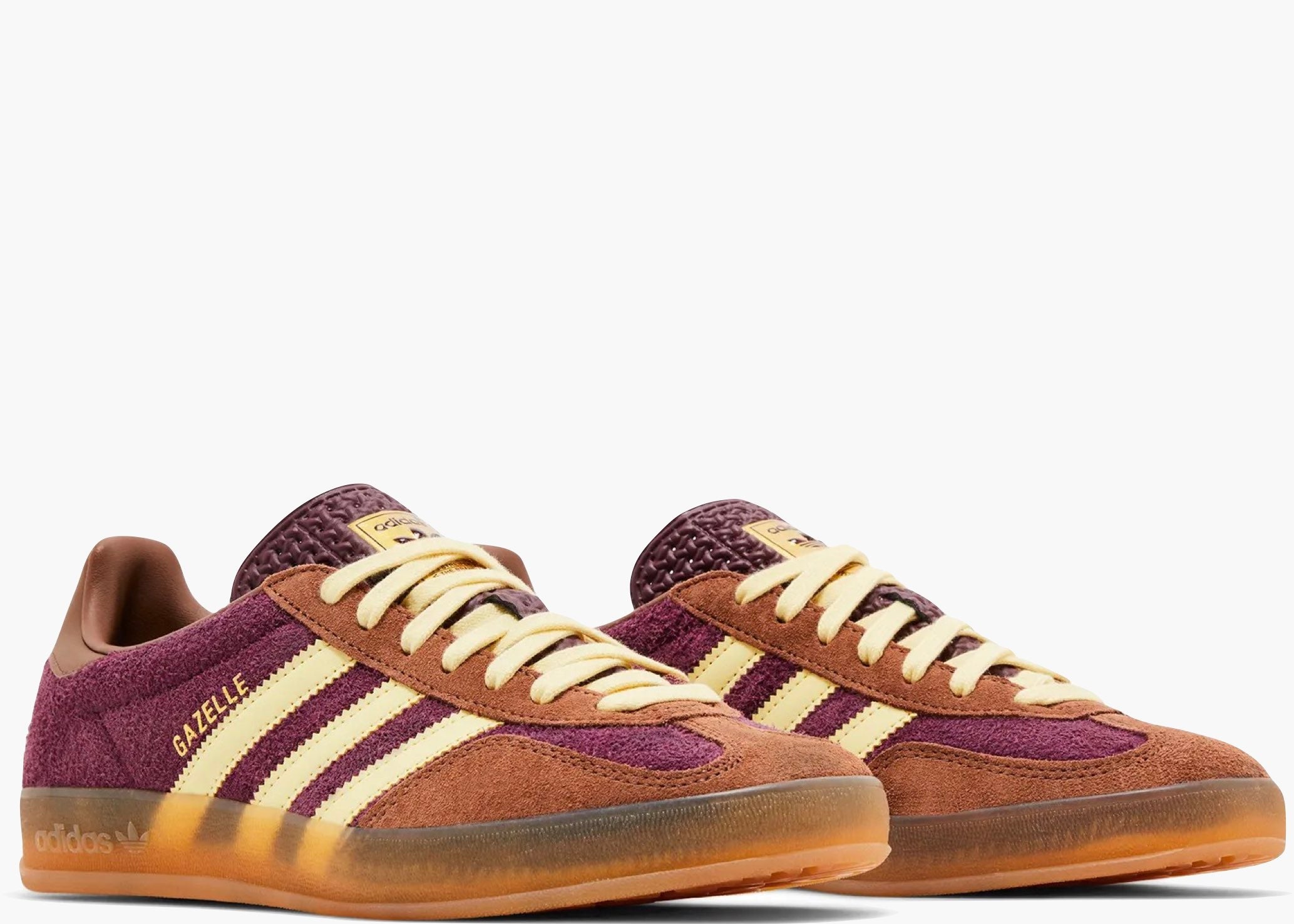 Adidas Gazelle Indoor Maroon Almost Yellow JI0324 Hype Clothinga Limited Edition