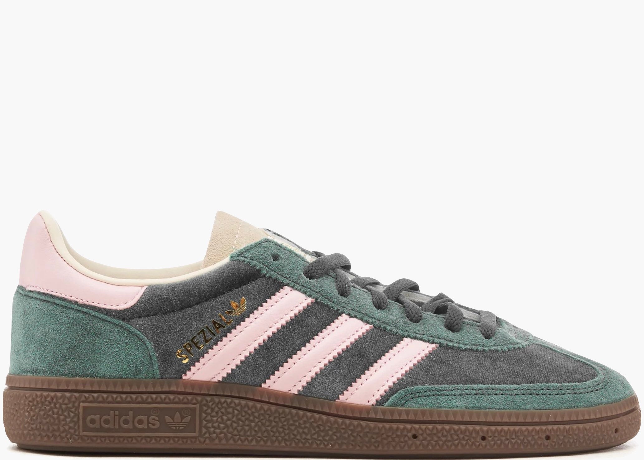 Adidas Handball Spezial Green Pink Velvet (W) JI2648 Hype Clothinga Limited Edition
