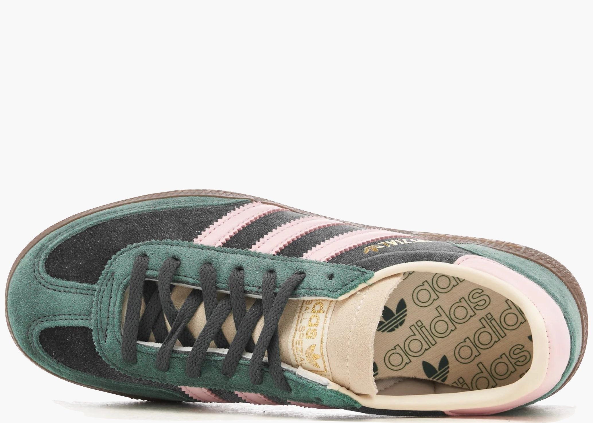 Adidas Handball Spezial Green Pink Velvet (W) JI2648 Hype Clothinga Limited Edition