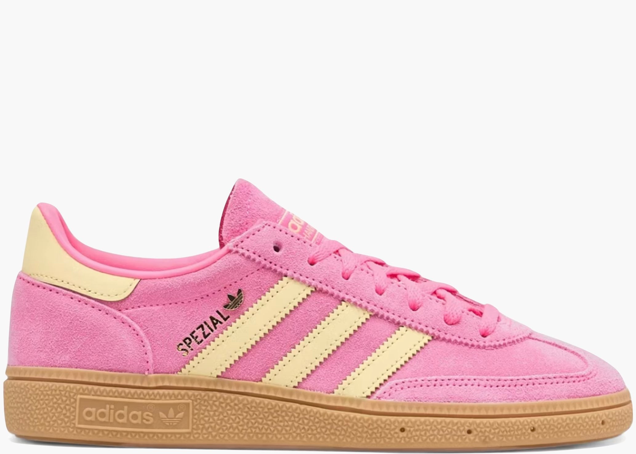 Adidas Handball Spezial Lucid Pink Almost Yellow Gold (W) IH9213 Hype Clothinga Limited Edition