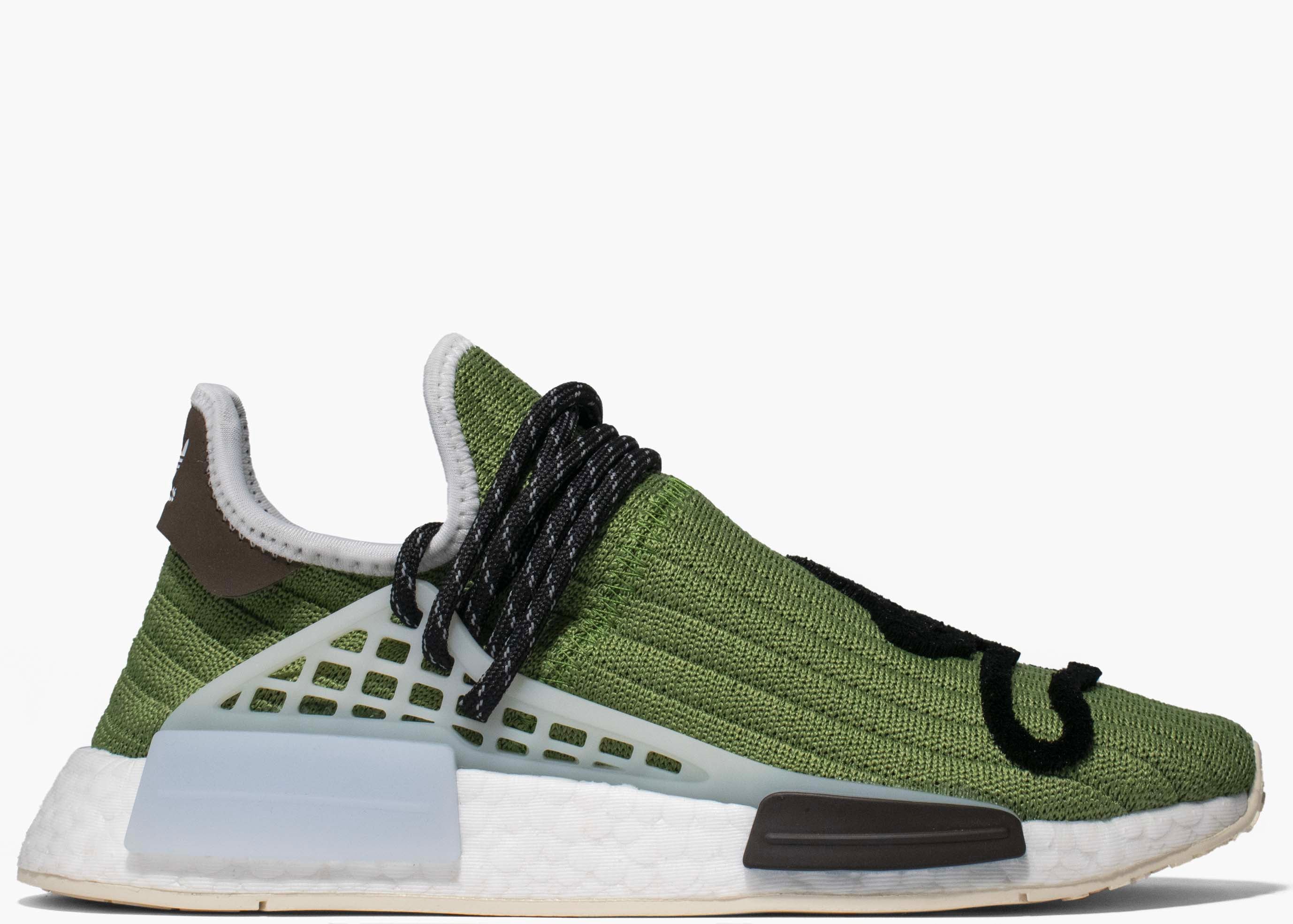 Adidas NMD Hu Pharrell x Billionaire Boys Club Running Dog Green GZ1664 Hype Clothinga Limited Edition