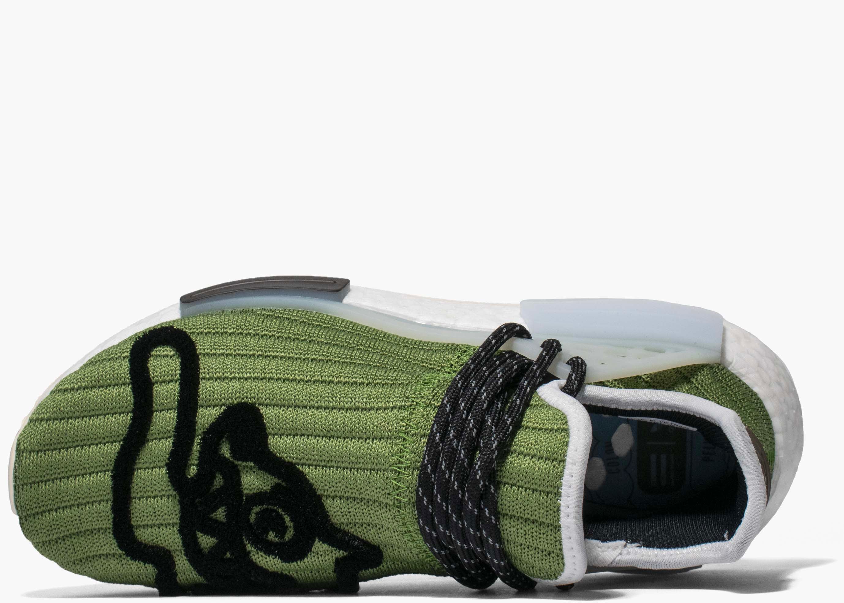 Adidas NMD Hu Pharrell x Billionaire Boys Club Running Dog Green GZ1664 Hype Clothinga Limited Edition