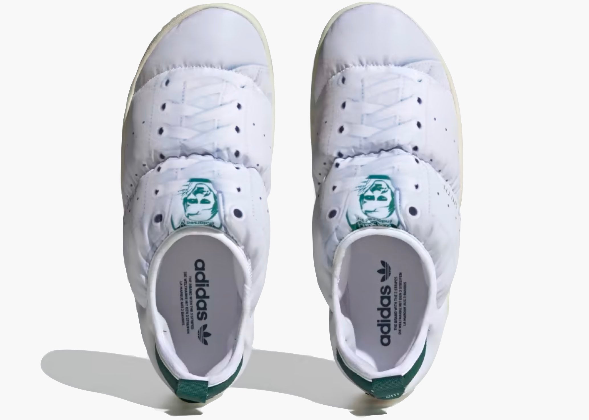‎Adidas Puffylette Stan Smith White Green HP6699 Hype Clothinga Limited Edition