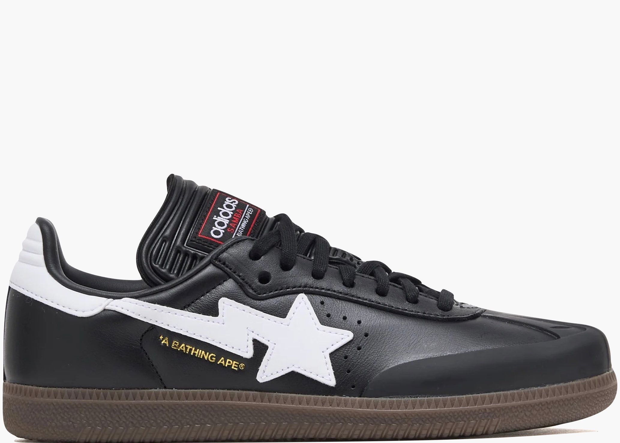 Adidas Samba Bape Black White Gum JR9246 Hype Clothinga Limited Edition