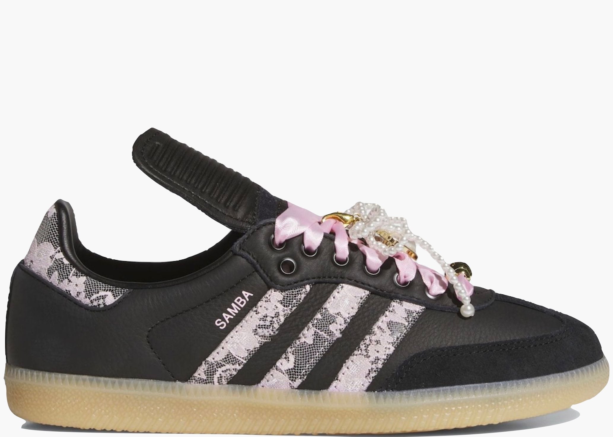 Adidas Samba LT Black Pink Floral Pearls (W) KJ6086 Hype Clothinga Limited Edition