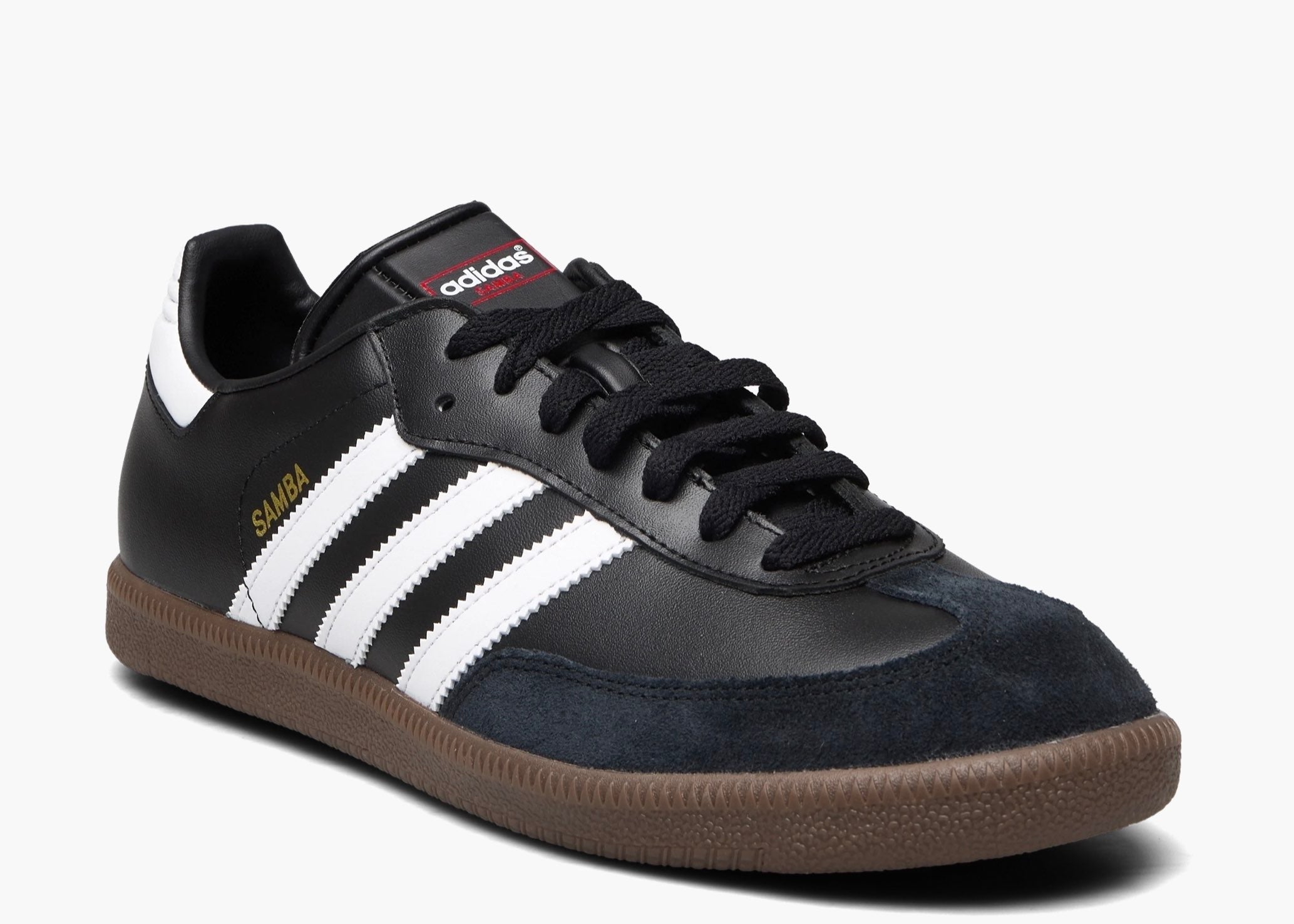 Adidas Samba Leather Black White | Hype Clothinga