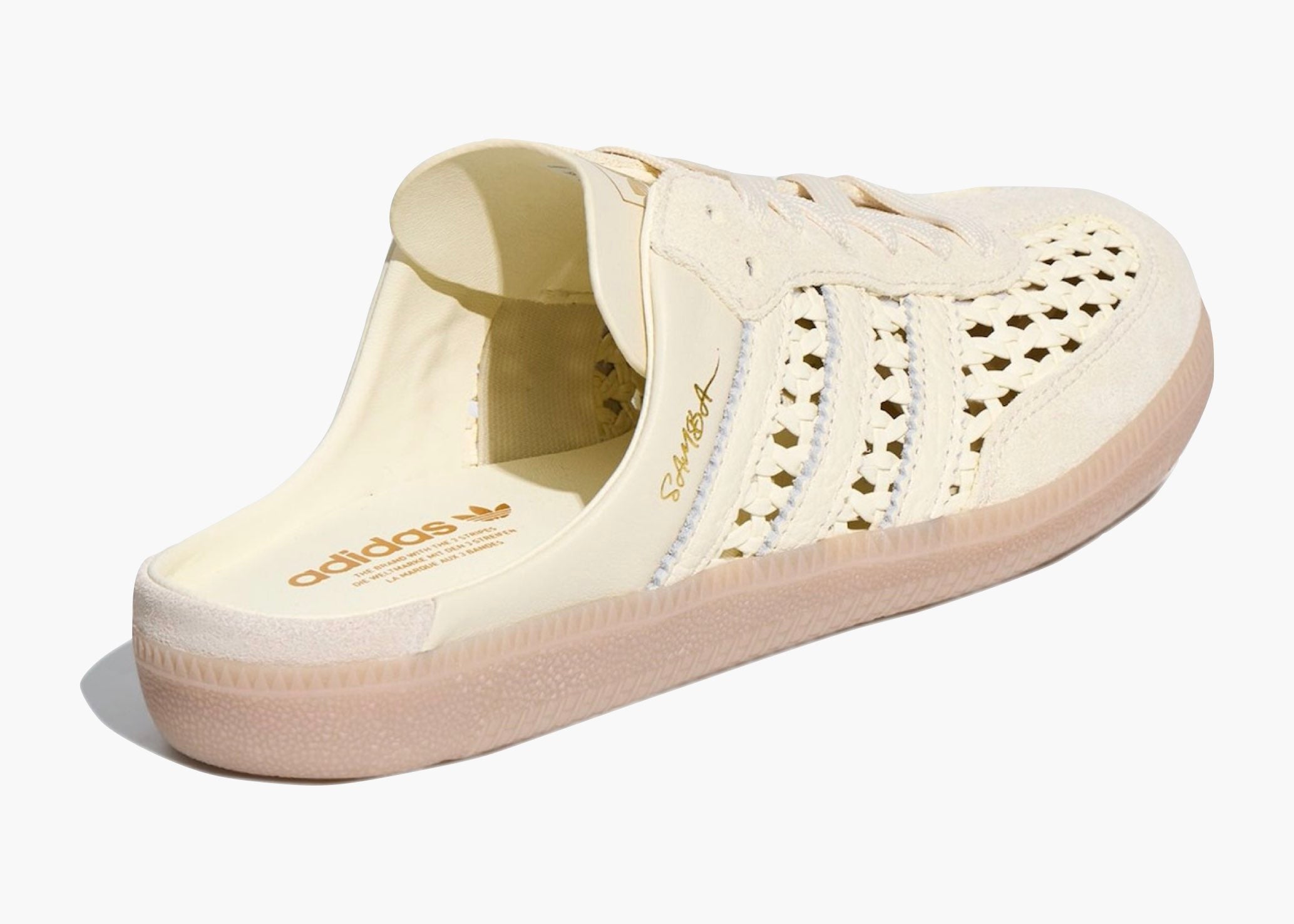 Adidas Samba Mule Woven Basketweave Cream White (W)