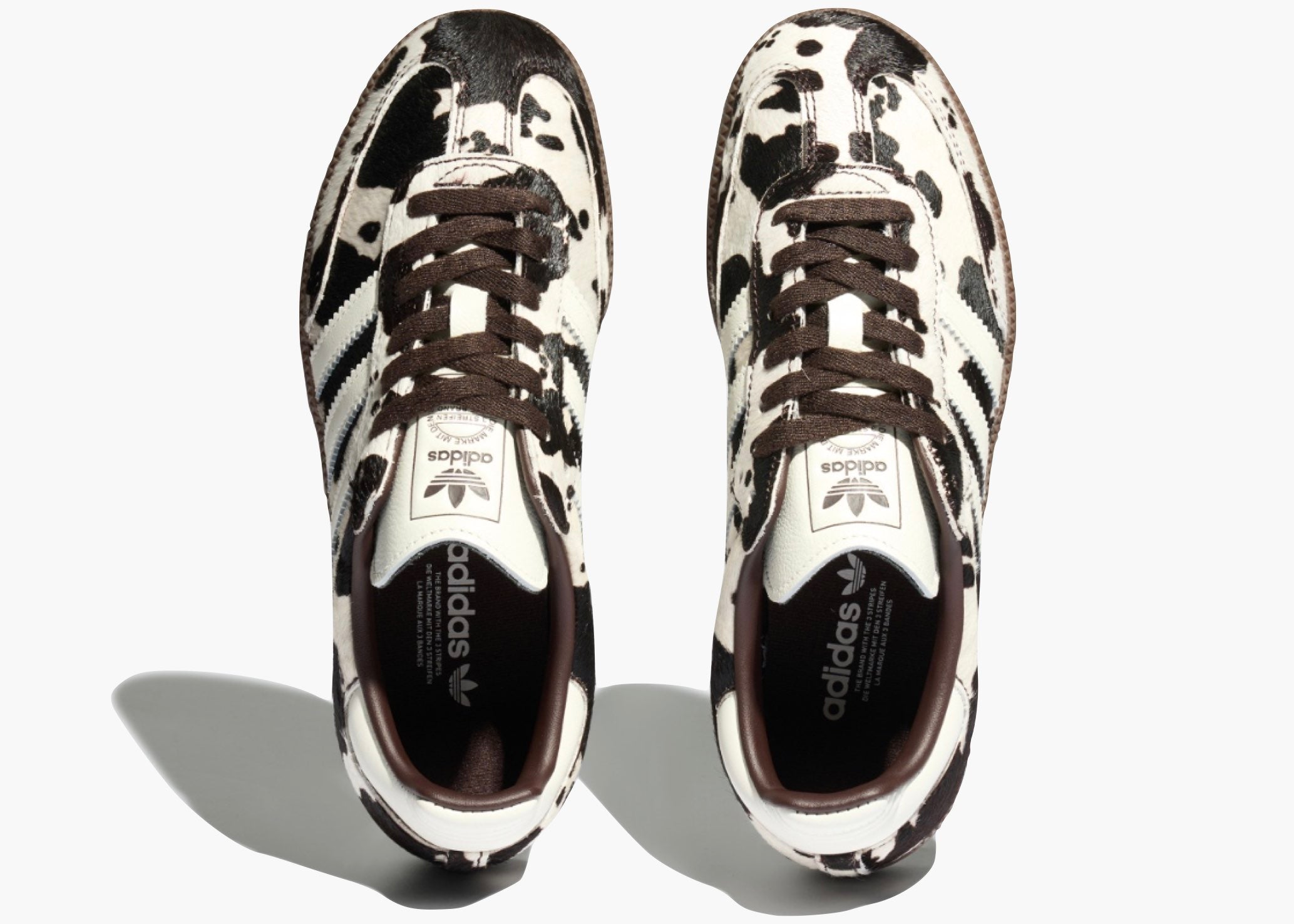 Adidas Samba OG Cow Print Dark Brown White (W) KK2238 Hype Clothinga Limited Edition