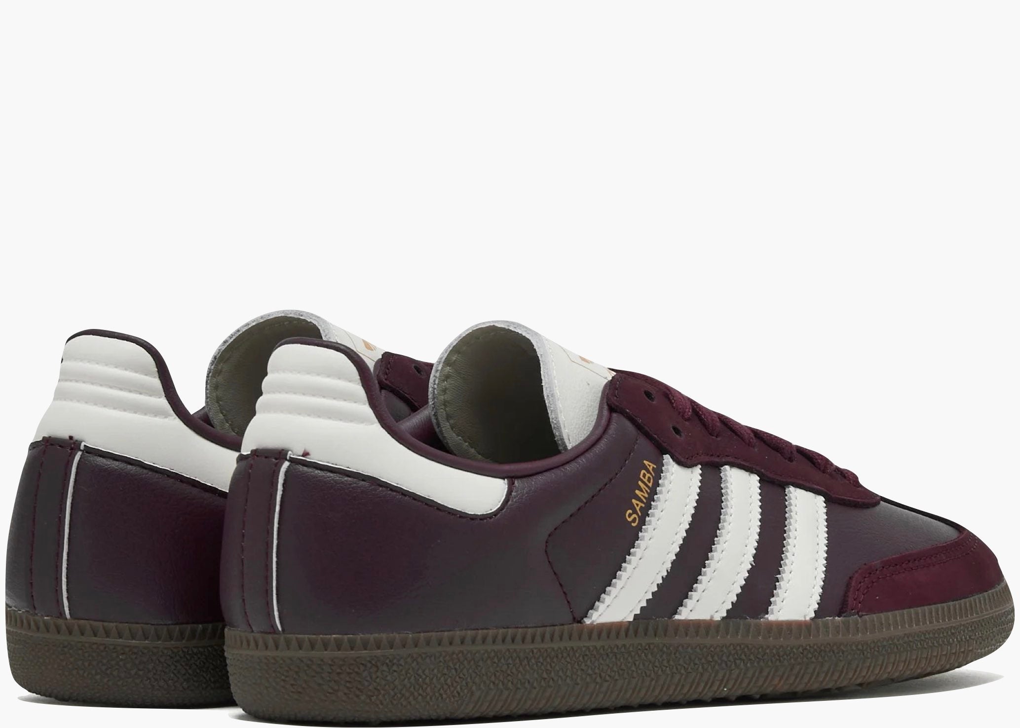 Adidas Samba OG Maroon Off White Gum (W) JR8844 Hype Clothinga Limited Edition