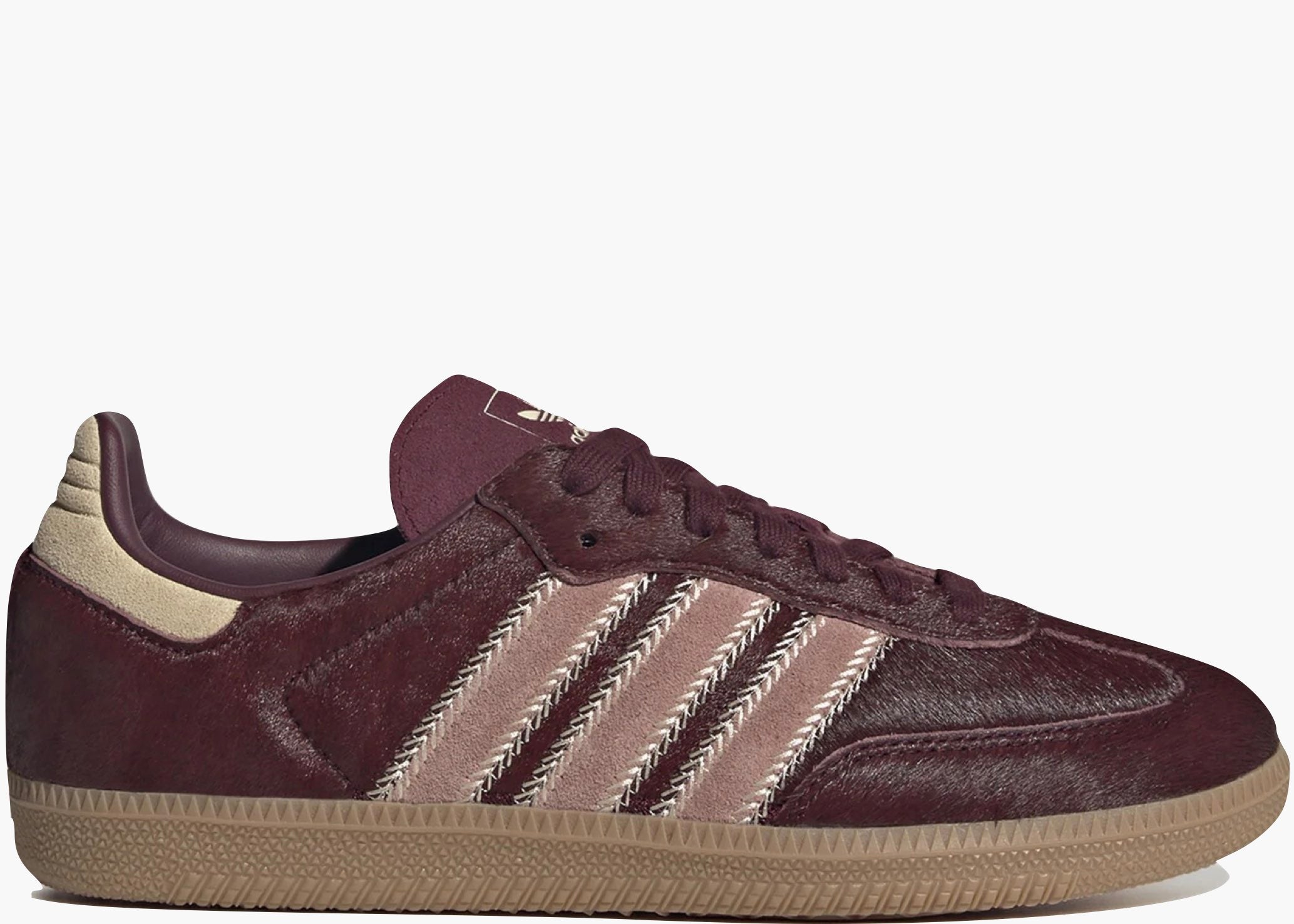 Adidas Samba OG Maroon Sand Strata Pony (W) JP5330 Hype Clothinga Limited Edition