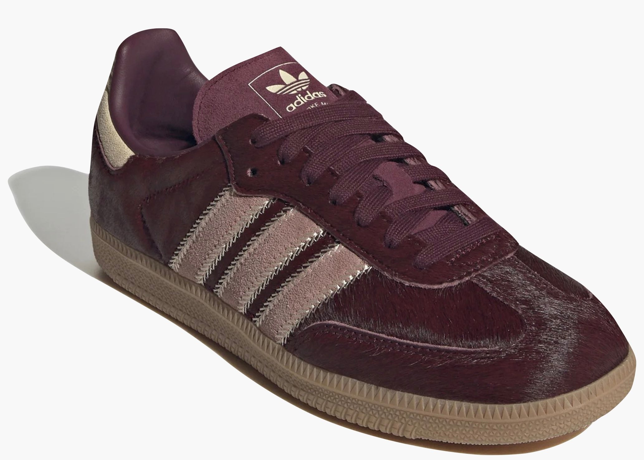 Adidas Samba OG Maroon Sand Strata Pony (W) JP5330 Hype Clothinga Limited Edition