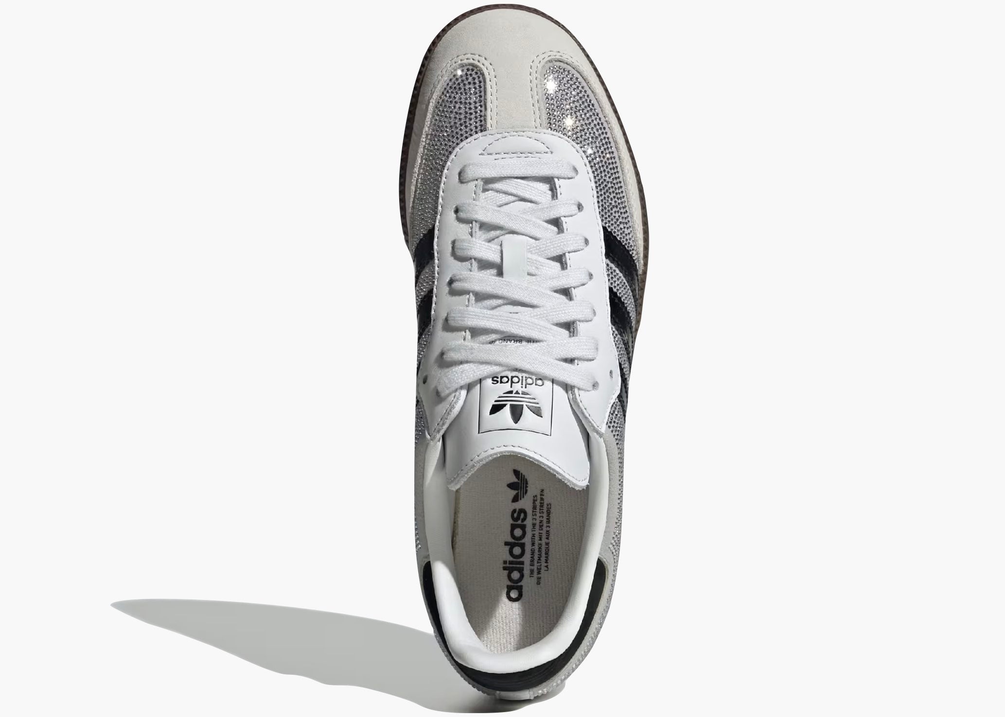 Adidas Samba OG Rhinestone Crystal White Silver (W)  IH9055 Hype Clothinga Limited Edition..