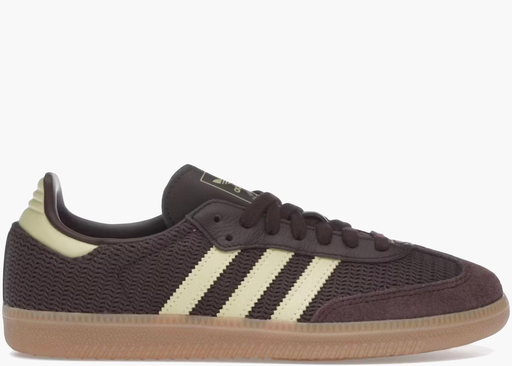 Adidas Samba OG Shadow Brown Powder Yellow (W) JR8167 Hype Clothinga Limited Edition