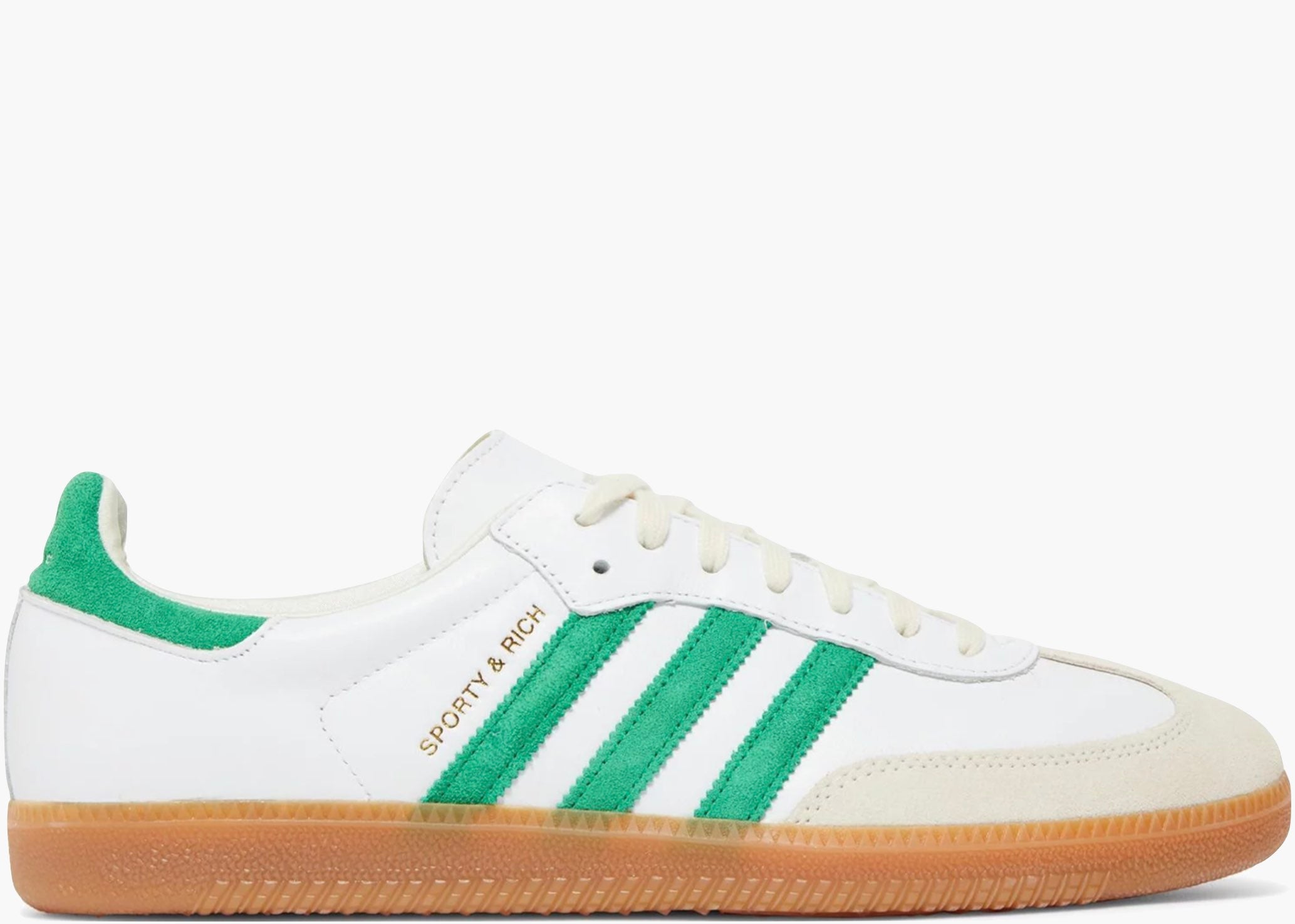 Adidas Samba OG Sporty & Rich White Green HQ6075 Hype Clothinga Limited Edition