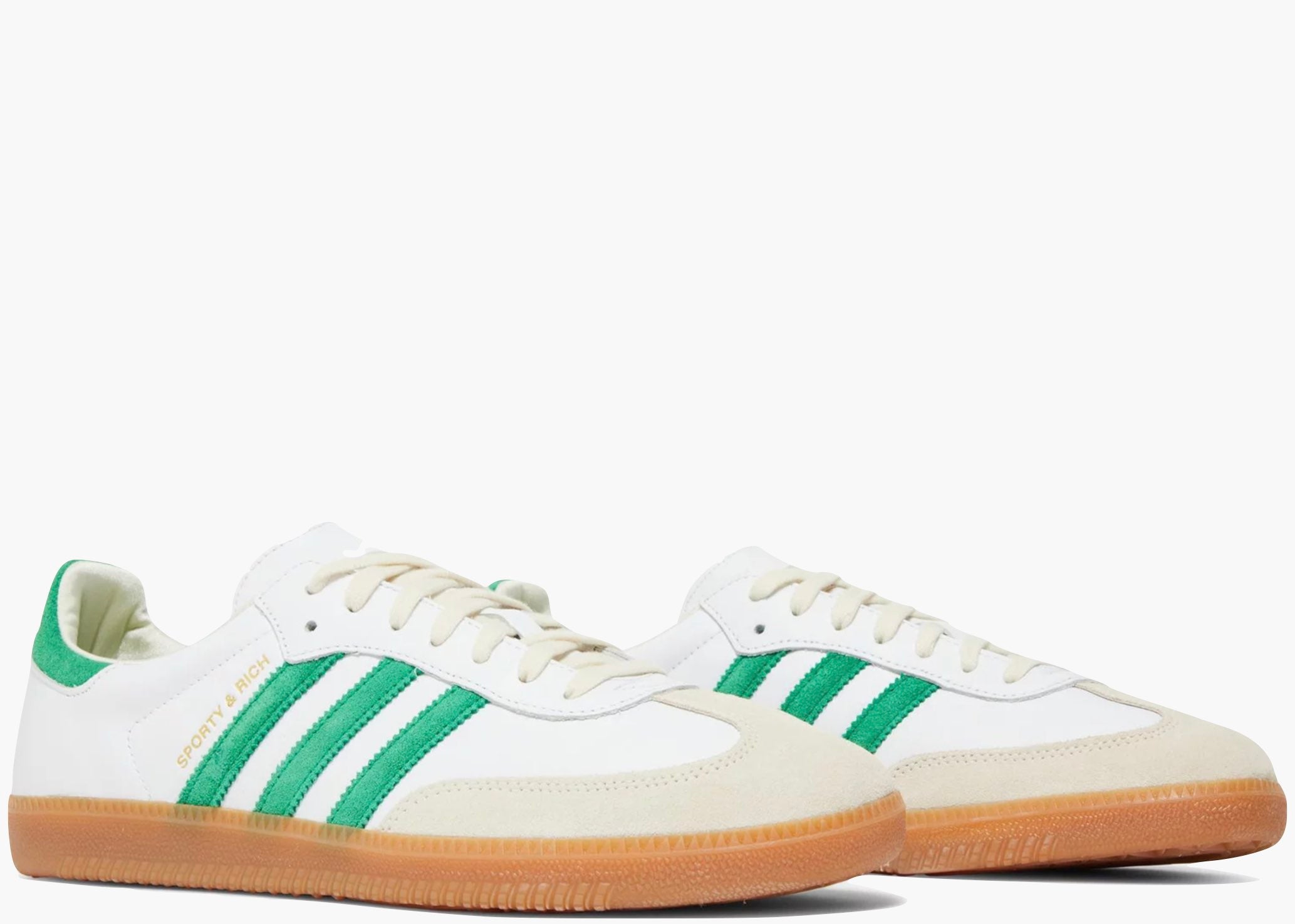 Adidas Samba OG Sporty & Rich White Green HQ6075 Hype Clothinga Limited Edition