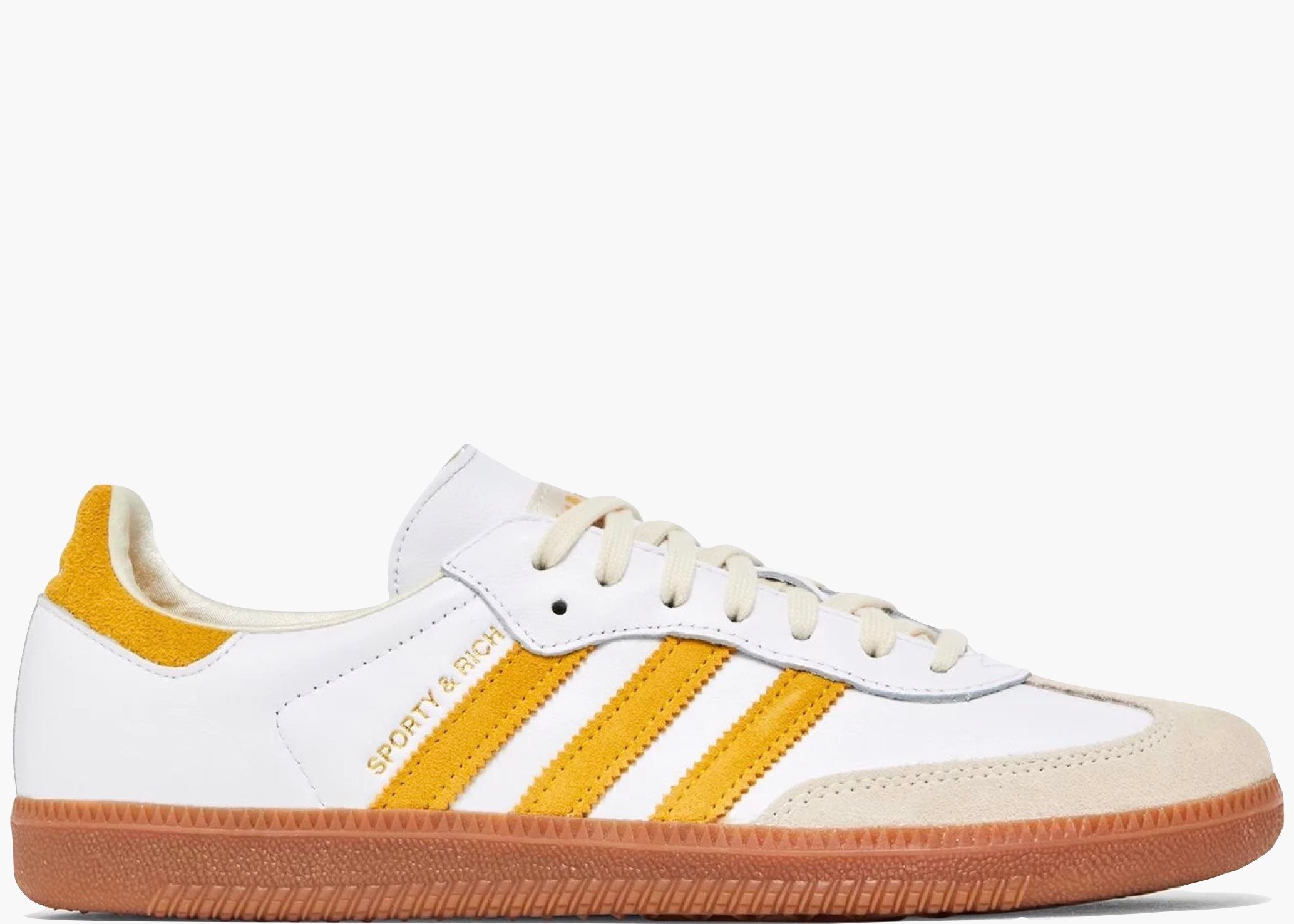 Adidas Samba Sporty & Rich White Bold Gold IF5661 Hype Clothinga Limited Edition