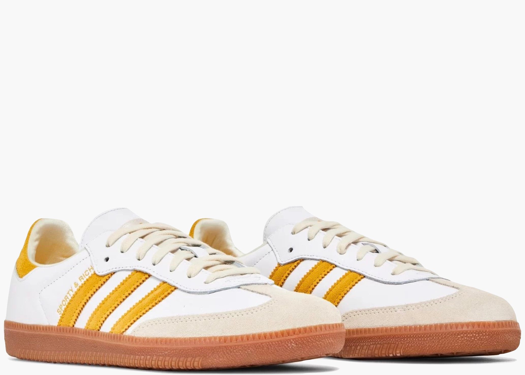 Adidas Samba Sporty & Rich White Bold Gold IF5661 Hype Clothinga Limited Edition