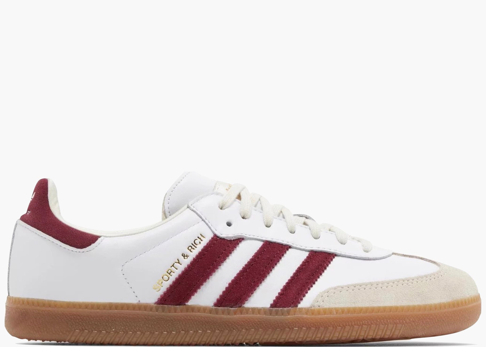 ‎Adidas Samba Sporty & Rich White Collegiate Burgundy IF5660 Hype Clothinga Limited Edition