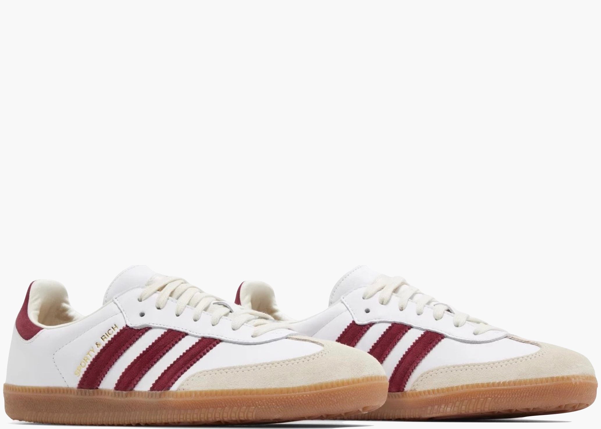 ‎Adidas Samba Sporty & Rich White Collegiate Burgundy IF5660 Hype Clothinga Limited Edition