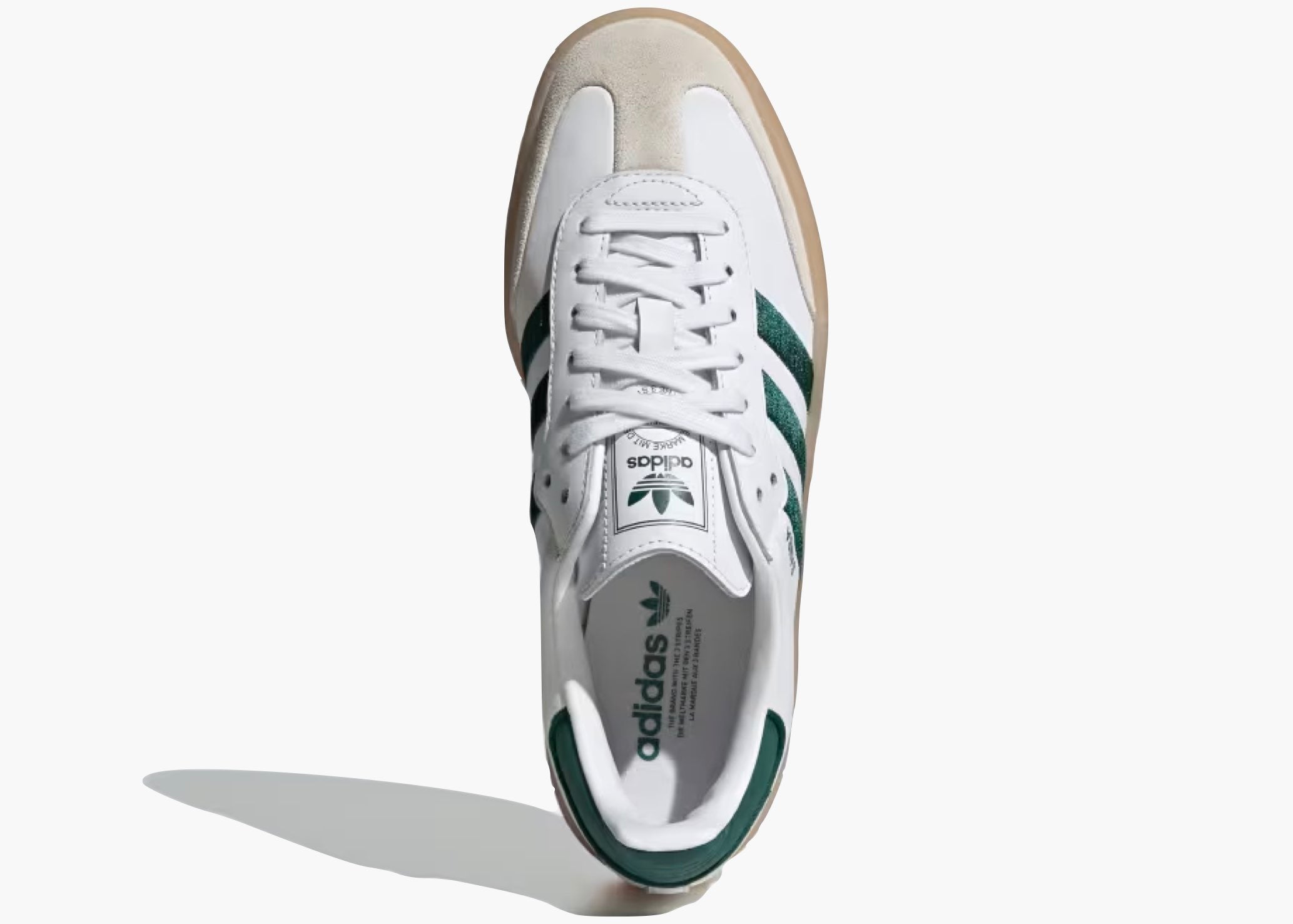 Adidas Sambae White Collegiate Green Gum ID0440 Hype Clothinga Limited Edition