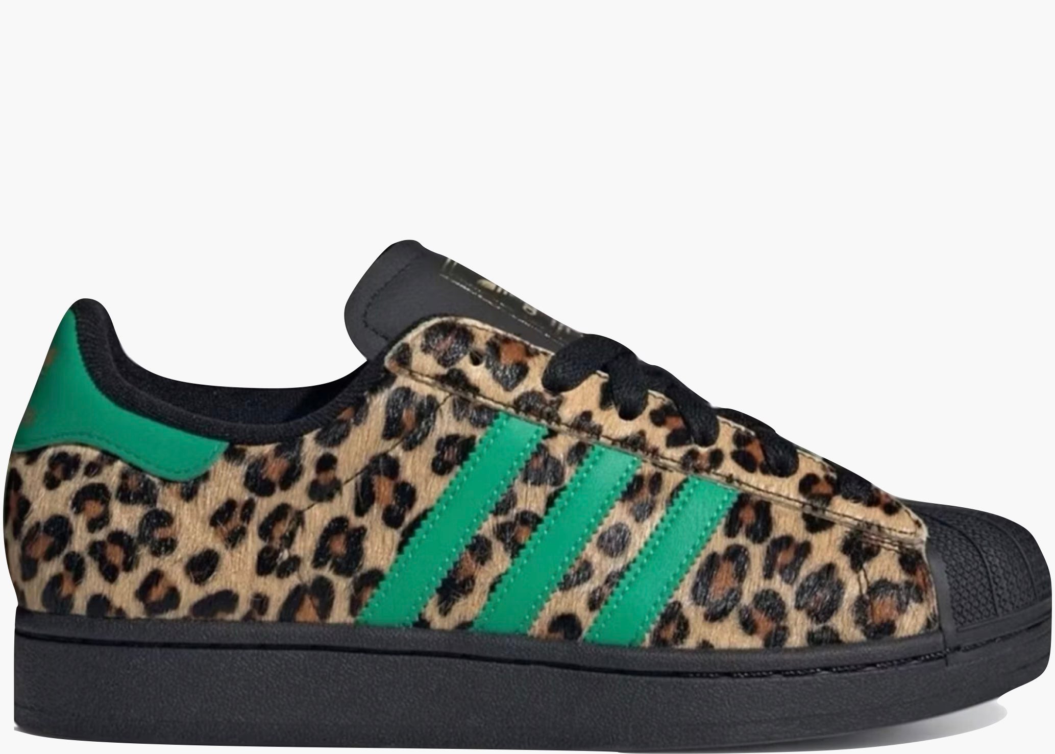 Adidas Superstar Black Green Leopard (W) JP8165 Hype Clothinga Limited Edition