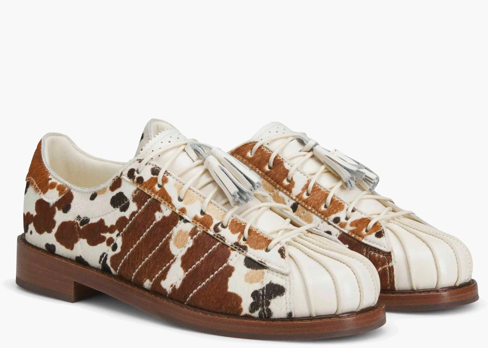 Adidas Superstar Dress Shoe CLOT by Edison Chen Cow Print JS5024 Hype Clothinga Limited Edition