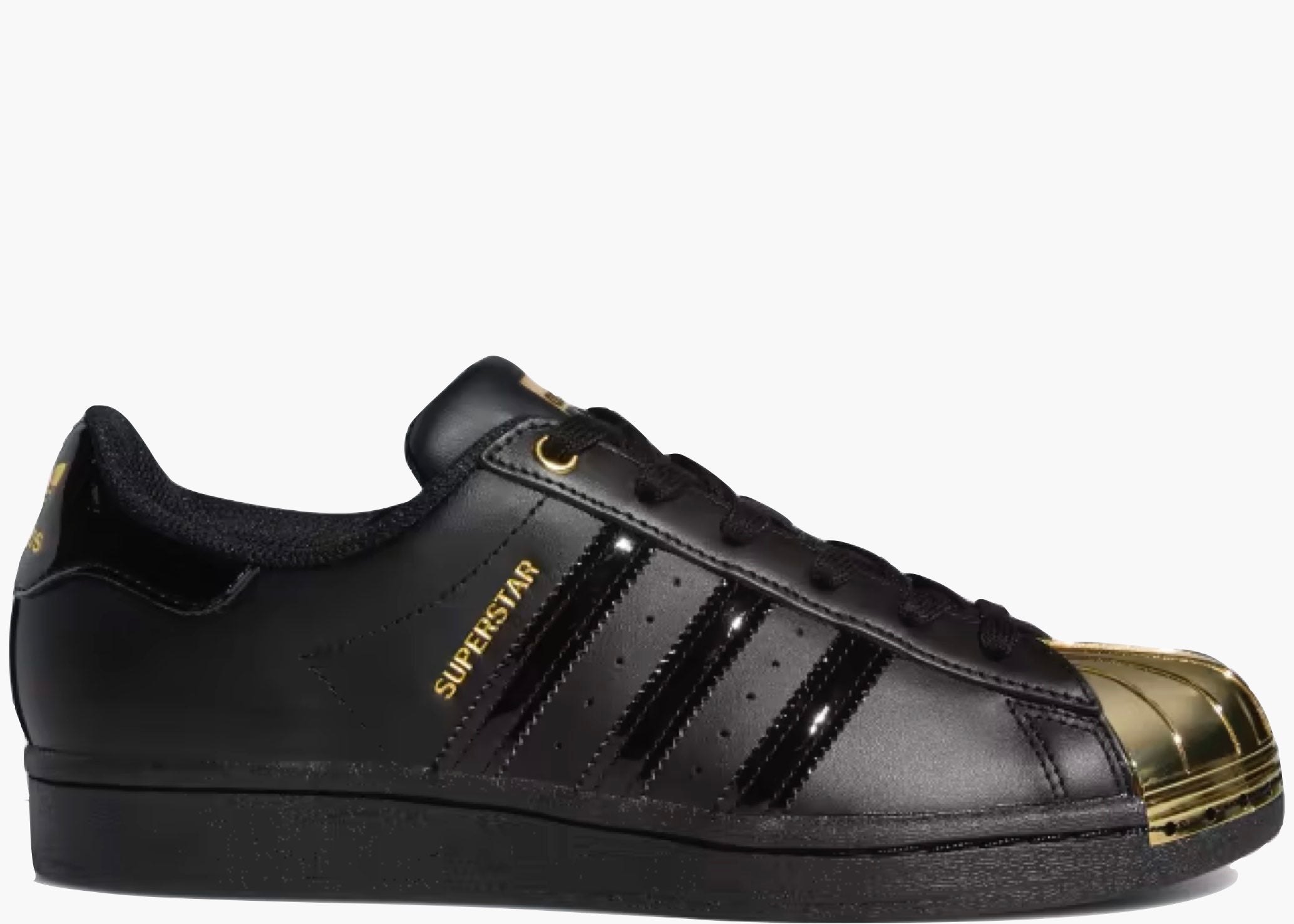Adidas Superstar Metal Toe Black Gold Metallic (W) FV3305 Hype Clothinga Limited Edition