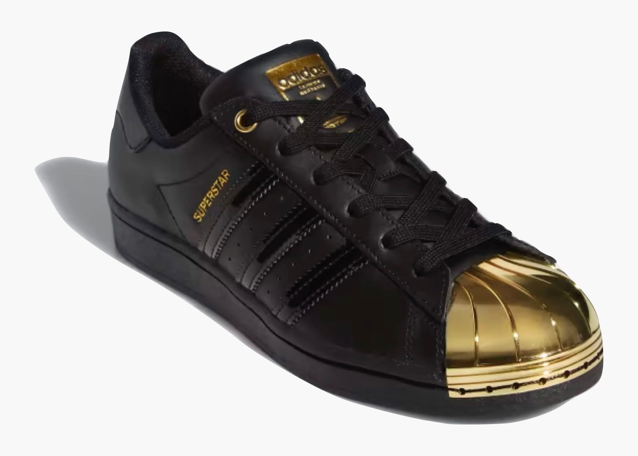 Adidas Superstar Metal Toe Black Gold Metallic (W) FV3305 Hype Clothinga Limited Edition