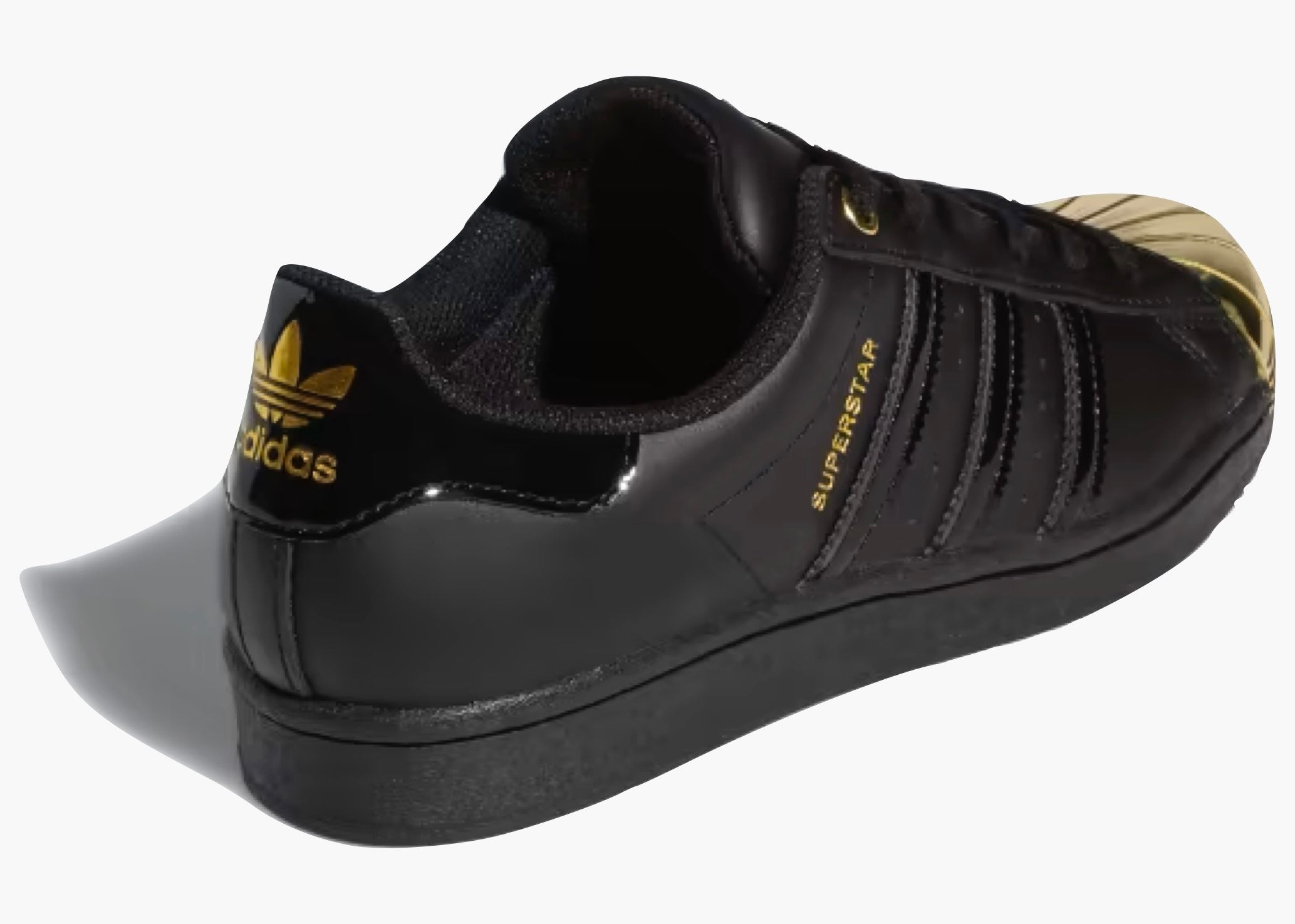 Adidas Superstar Metal Toe Black Gold Metallic (W) FV3305 Hype Clothinga Limited Edition