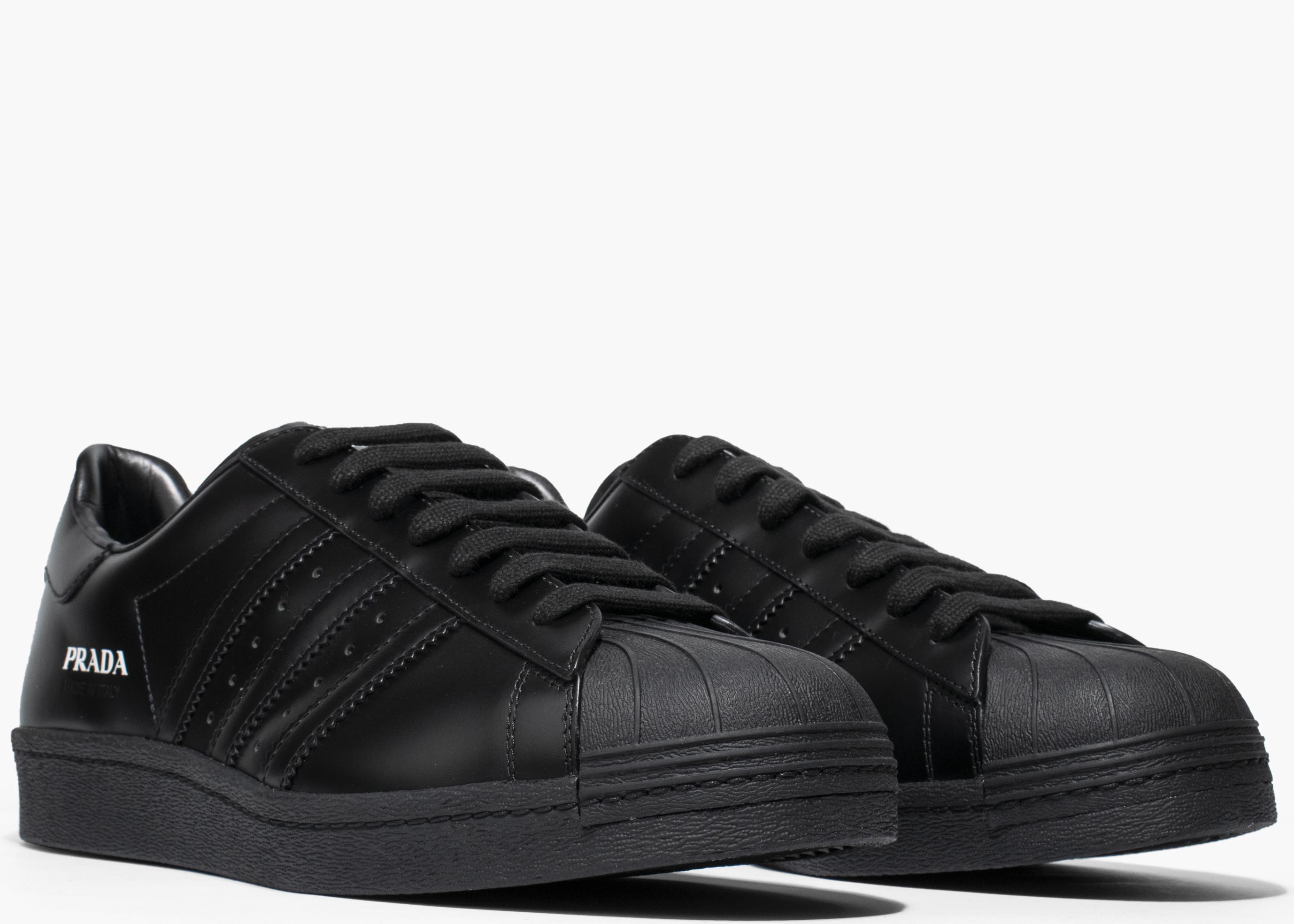 Adidas Superstar Prada Black FW6679 Hype Clothinga Limited Edition
