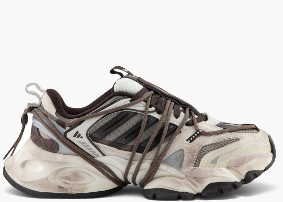 Adidas XLG Runner Deluxe 2.0 Off White Aurora Coffee Trace Green Metallic KZ7202 hype clothinga limited edition