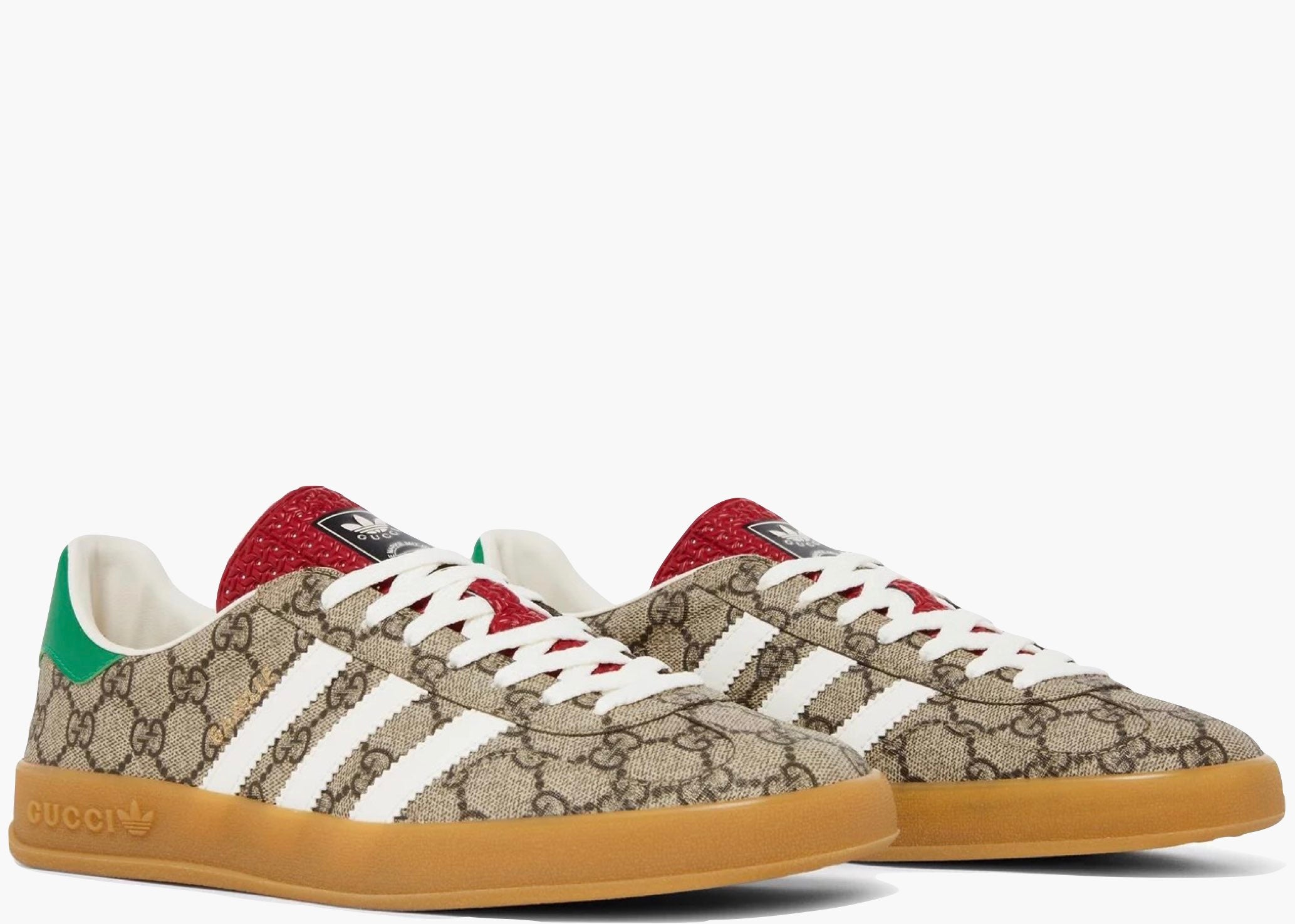 Adidas x Gucci Gazelle Beige GG Monogram IE2262 Hype Clothinga Limited Edition