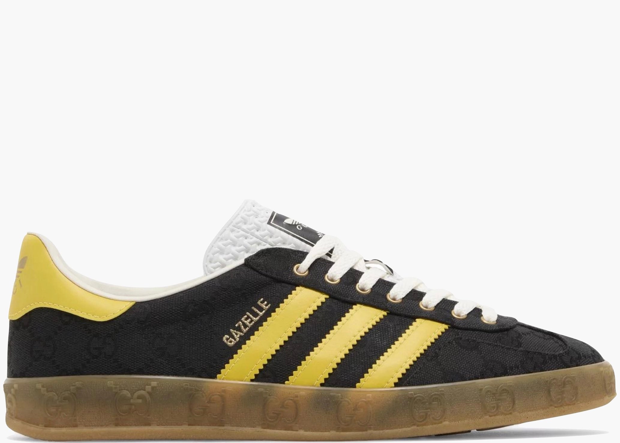 Adidas x Gucci Gazelle Black GG Monogram  IE2264 Hype Clothinga Limited Edition