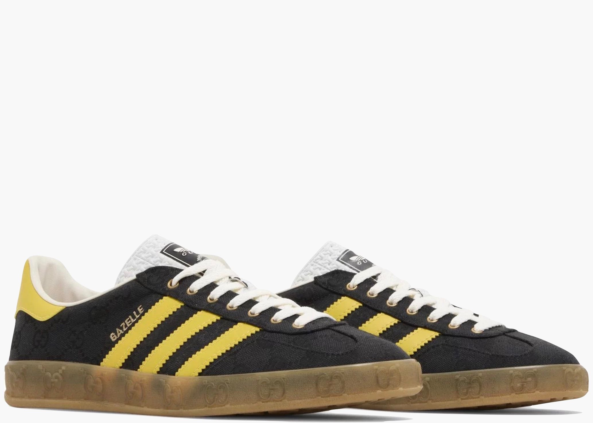 Adidas x Gucci Gazelle Black GG Monogram  IE2264 Hype Clothinga Limited Edition
