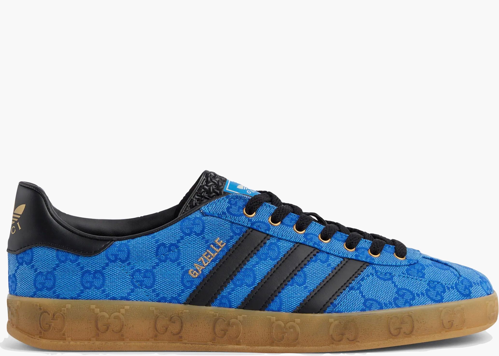 Adidas x Gucci Gazelle Blue GG Monogram IE2265 Hype Clothinga Limited Edition