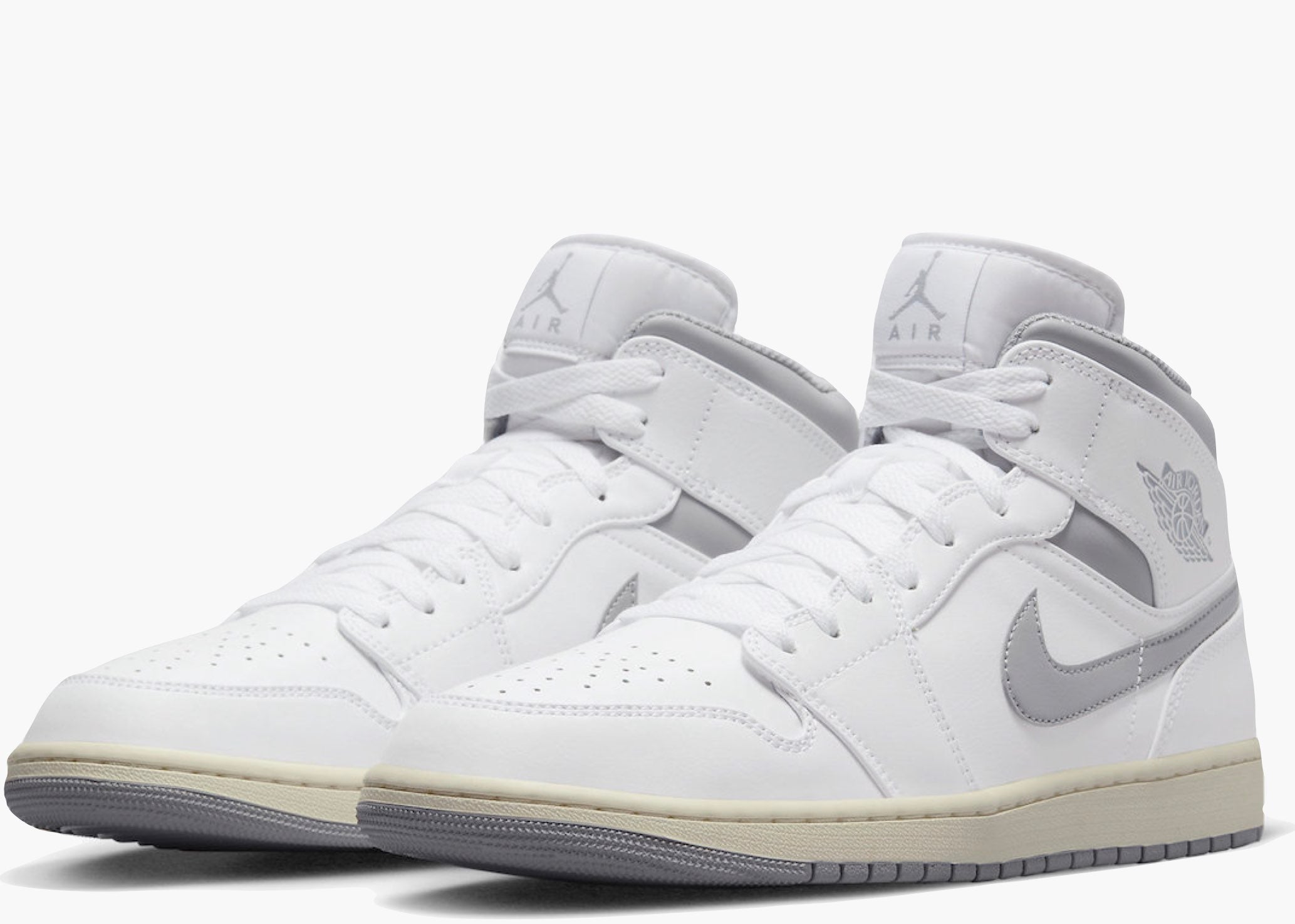 Air Jordan 1 Mid Neutral Grey Hype Clothinga Limited Edition