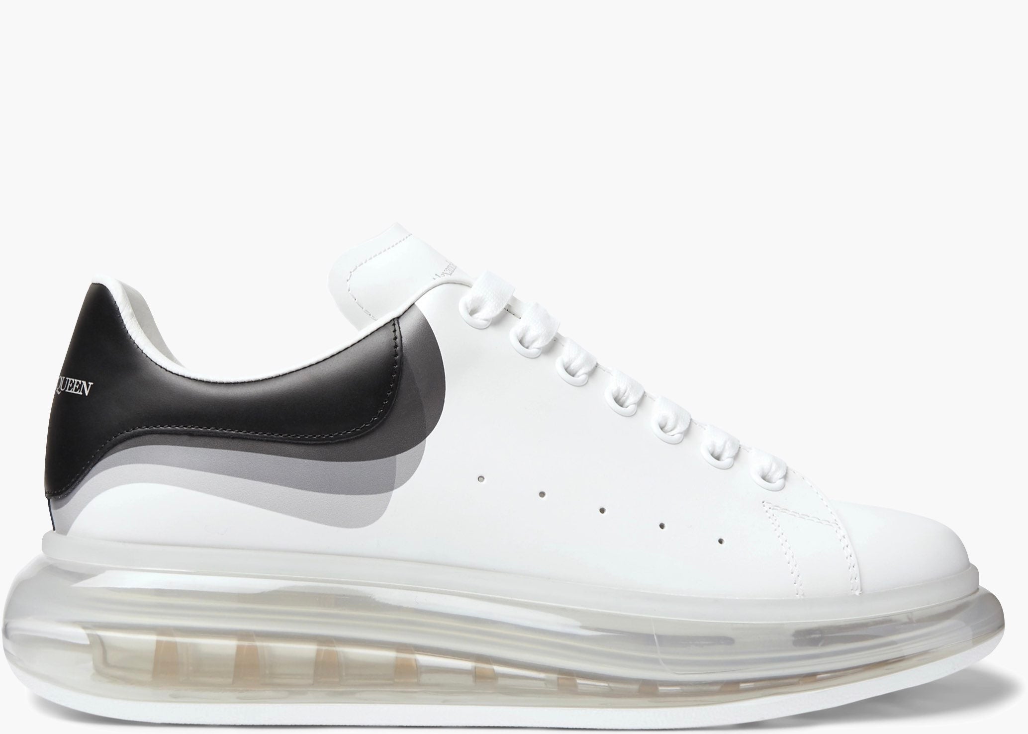 Alexander McQueen Oversized Black Clear Sole
