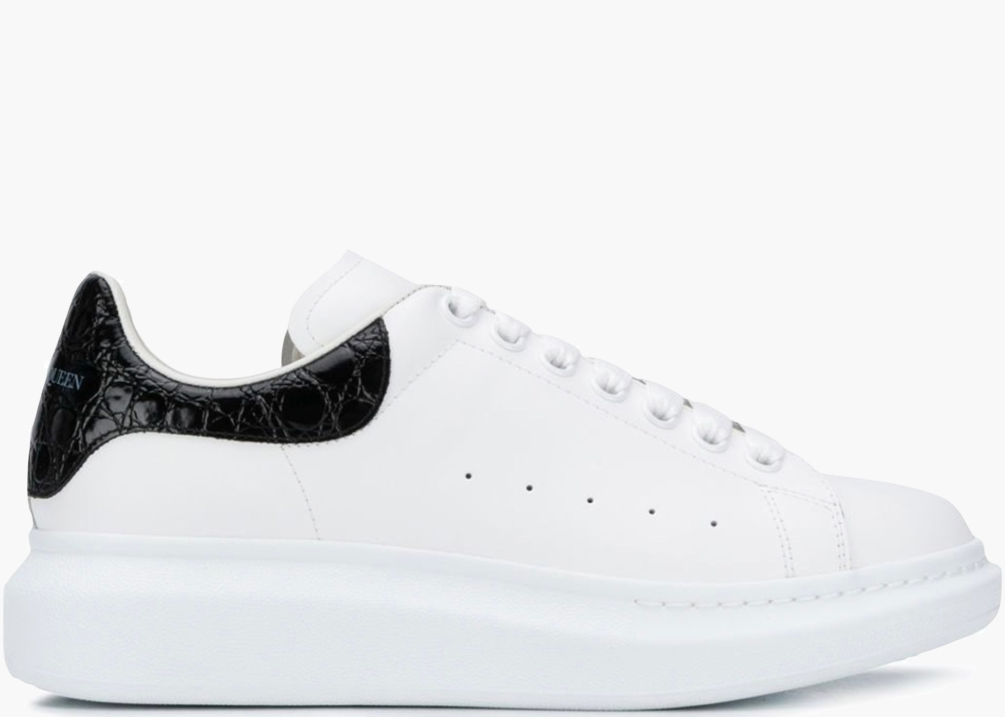 Alexander McQueen Oversized Black Crocodile
