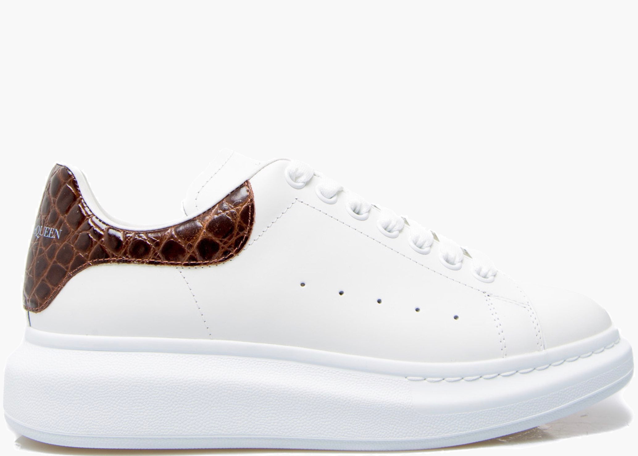 Alexander McQueen Oversized Brown Crocodile
