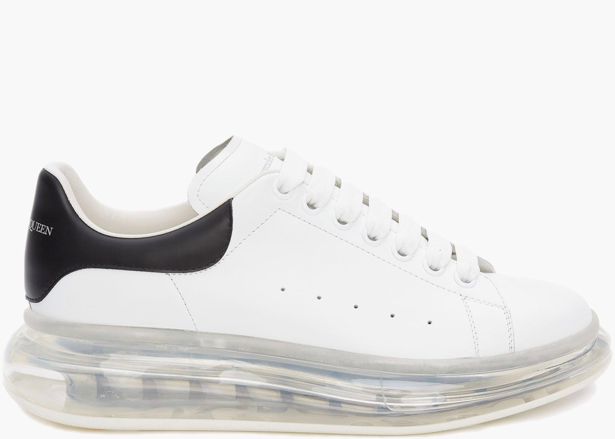 Alexander McQueen Oversized Clear Sole Black

