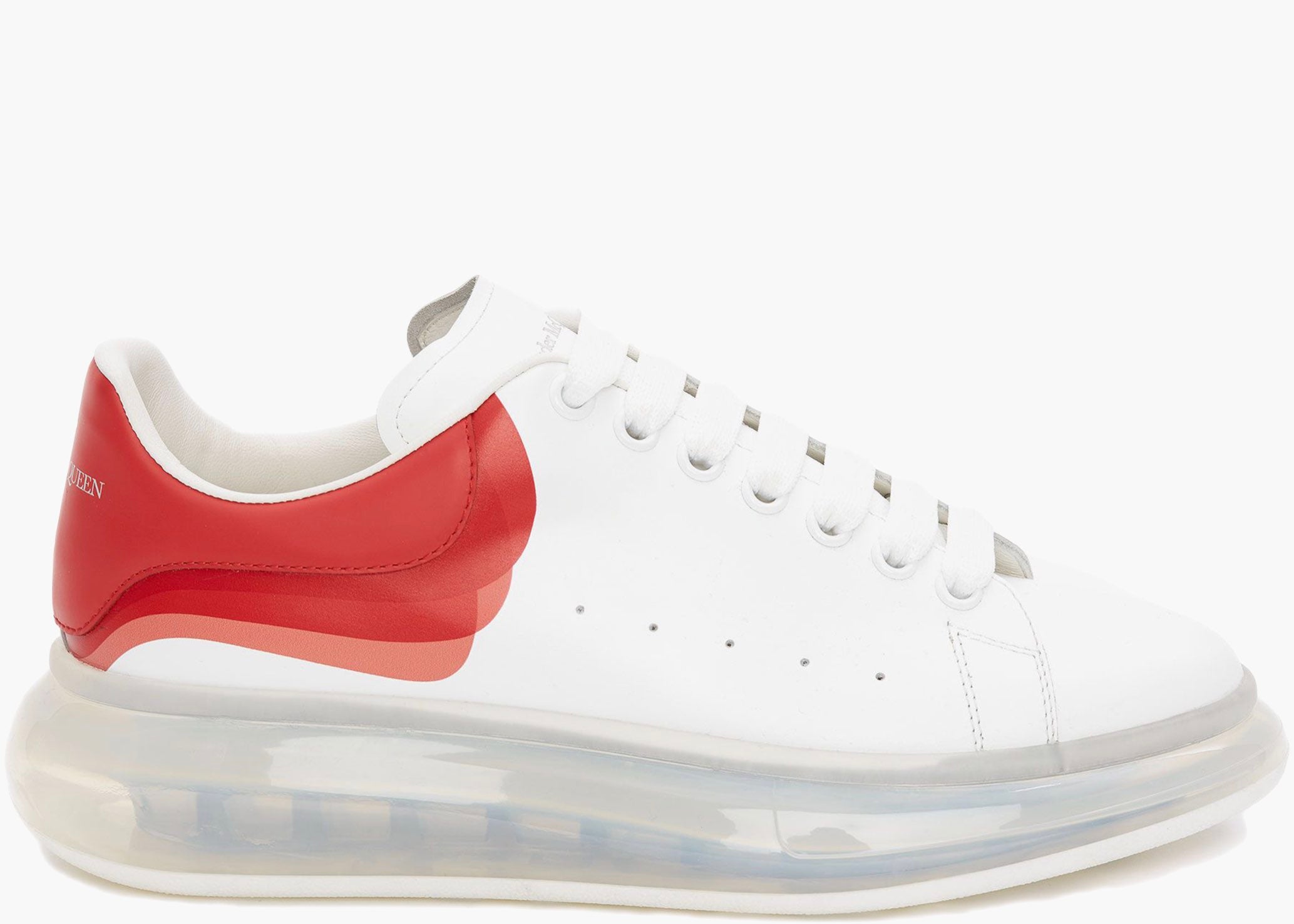Alexander McQueen Oversized Clear Sole Lust Red
