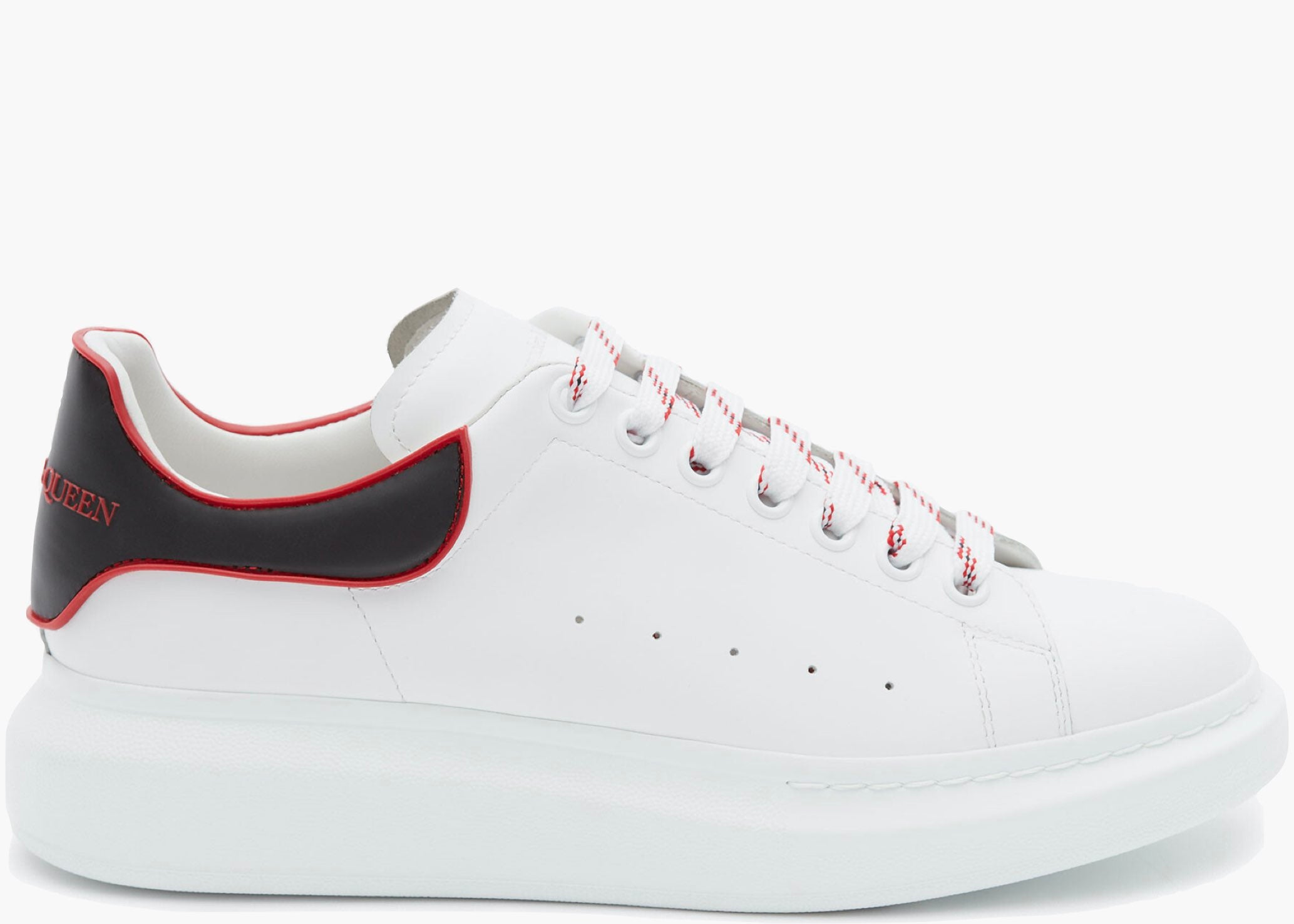 Alexander McQueen Oversized White Black Red Outline
