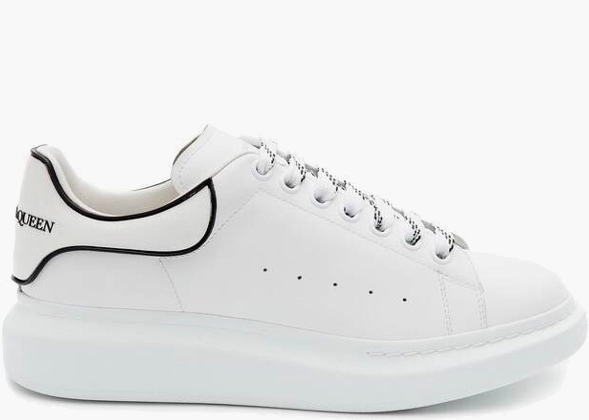 Alexander McQueen Oversized White Black Trim
